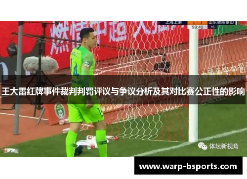 王大雷红牌事件裁判判罚评议与争议分析及其对比赛公正性的影响